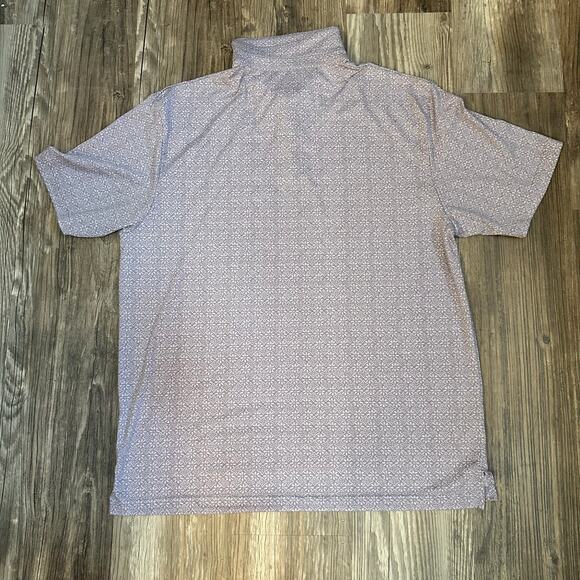Jack‎ Nicklaus Geo Print Polo Shirt Men’s XL Golf Apparel Lavender Purple - Picture 7 of 9